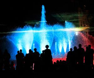 Spektakularne pokazy na fontannie multimedialnej w Lublinie