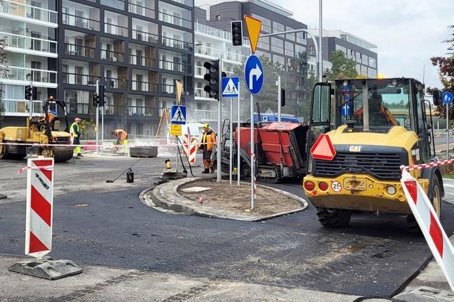 Jezdnie ul. Lazurowej nareszcie zostaną otwarte. Budowa trwała niecały rok