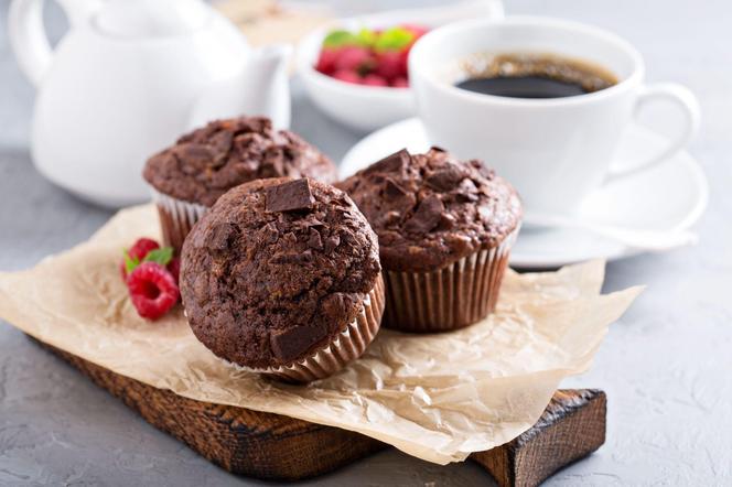 zdrowe muffinki czekoladowe