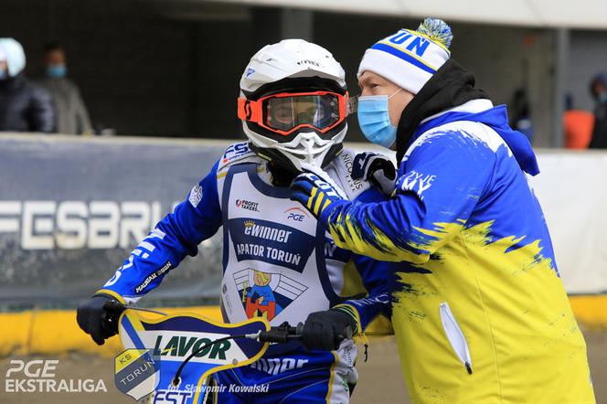 eWinner Apator Toruń na pierwszym treningu w 2021 roku! Zdjęcia z Motoareny