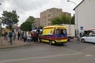 Potrącenie pieszego na pasach Rynkowa Siedlce