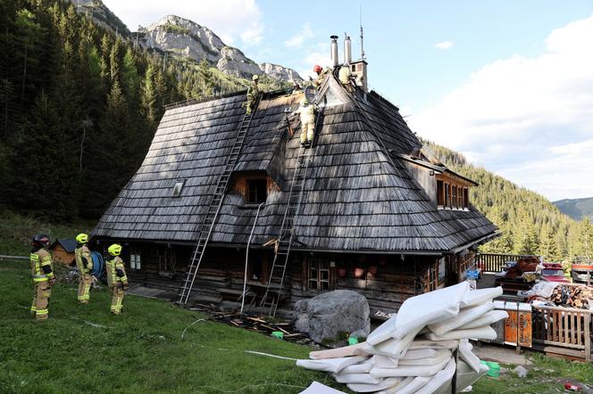 Pożar schroniska na Hali Kondratowej 