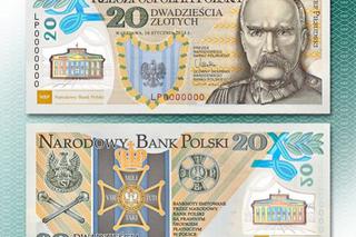 Banknot NBP z Piłsudskim