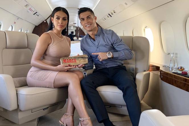 Georgina Rodriguez i Cristiano Ronaldo na gali Marca Leyenda Awards