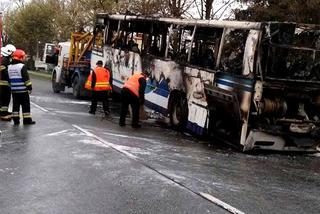 Pożar autobusu PKS Częstochowa