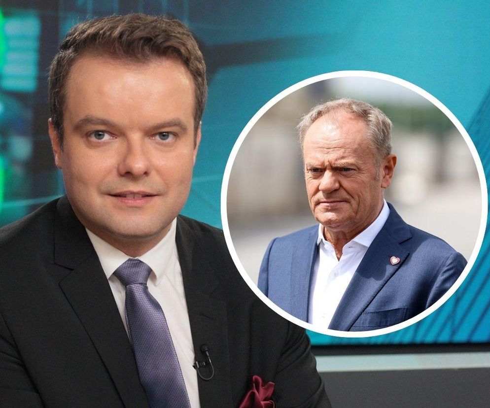 Rafał Bochenek i Donald Tusk
