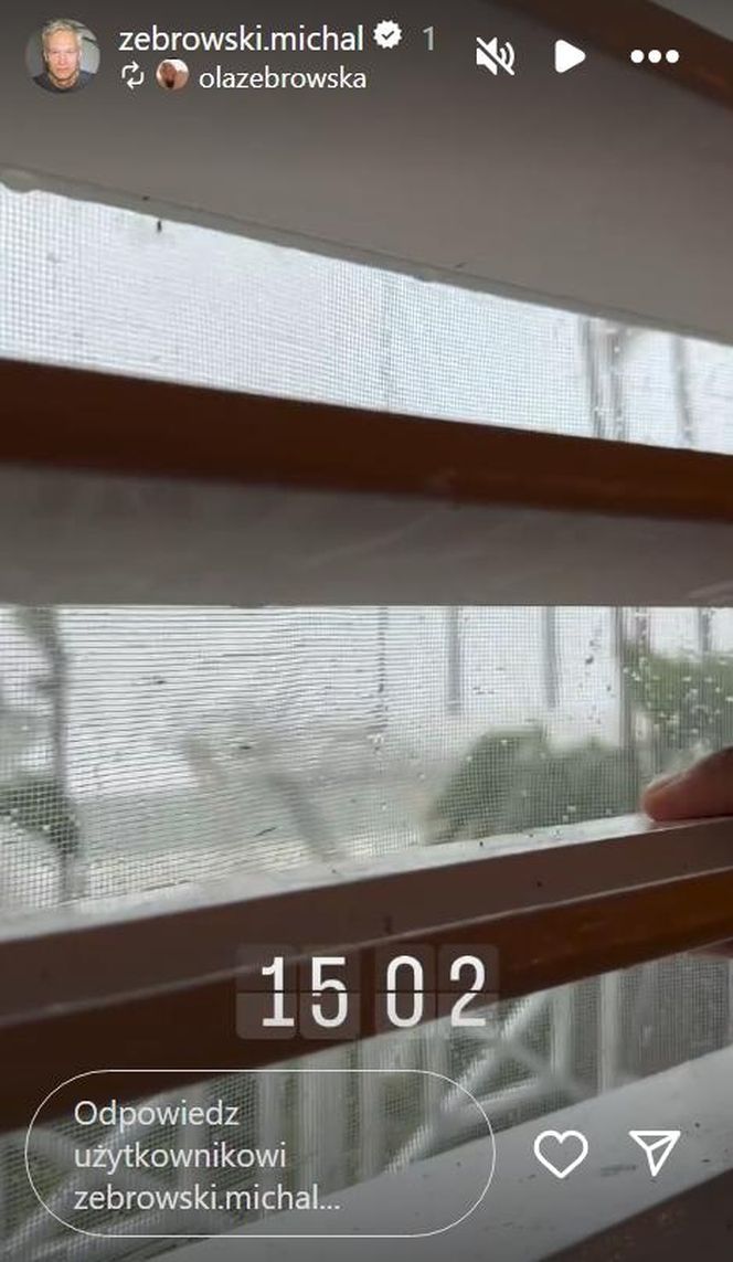 Michał Żebrowski pokazał oko cyklonu! Potworne zniszczenia po Melissie