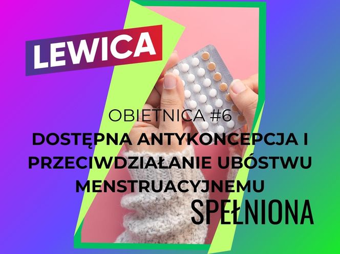 6. Dostępna antykoncepcja i przeciwdziałanie ubóstwu menstruacyjnemu