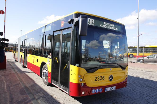 Nowe mercedesy MPK kursują już po Łodzi