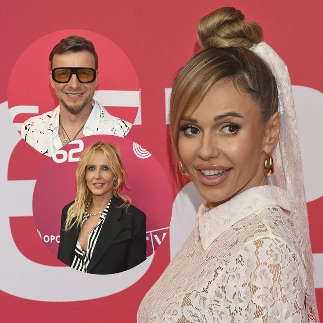 Konferencja prasowa 62. edycji Krajowego Festiwalu Polskiej Piosenki w Opolu. Tłum gwiazd na czerwonym dywanie