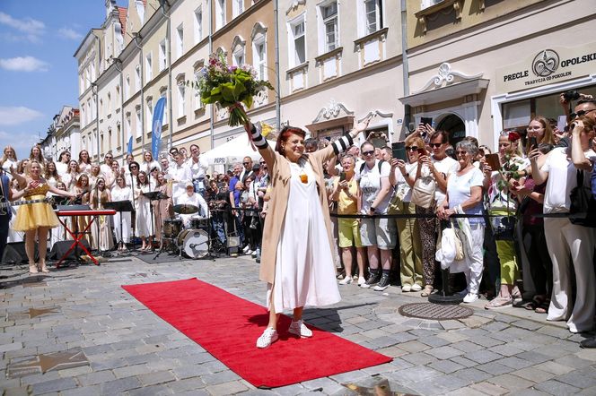 W opolskiej Alei Gwiazd odsłonięto kolejne tablice.