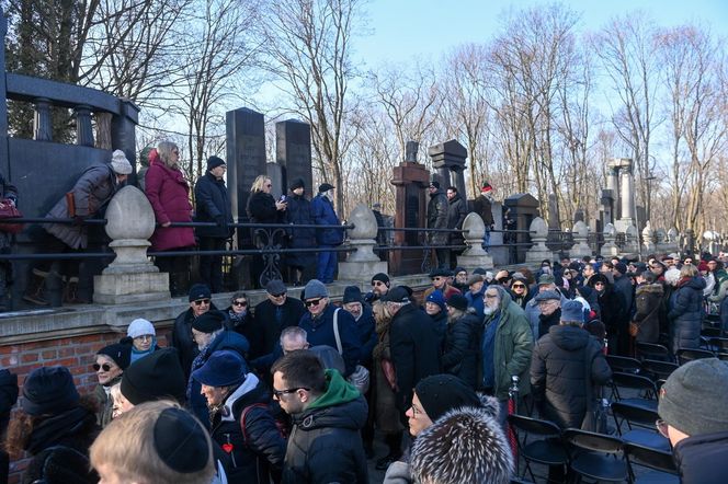 Pogrzeb Mariana Turskiego na Cmentarzu Żydowskim w Warszawie