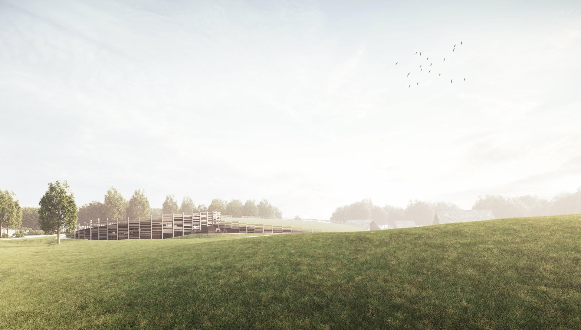 Pawilon ekspozycyjny w Biskupinie