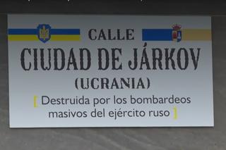Ukraina w hiszpańskim miasteczku. Ulice z nazwami ukraińskich miast
