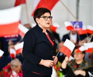 Beata Szydło w Sandomierzu