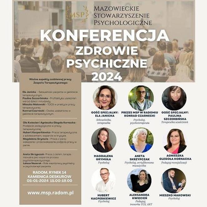 Agenda konferencji zdrowie psychiczne 