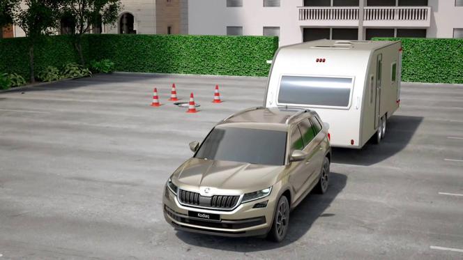 Skoda Trailer Assist - asystent manewrowania przyczepą