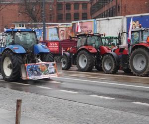 Protest rolników w Olsztynie 21 lutego. Co dzieje się w centrum?