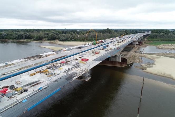 Trasa S2 - budowa mostu na Południowej Obwodnicy Warszawy