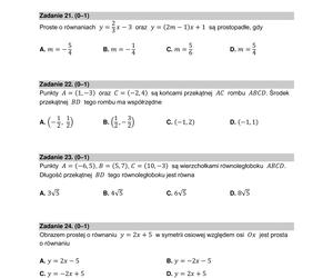 Matura 2022: matematyka, poprawka. Arkusz PDF