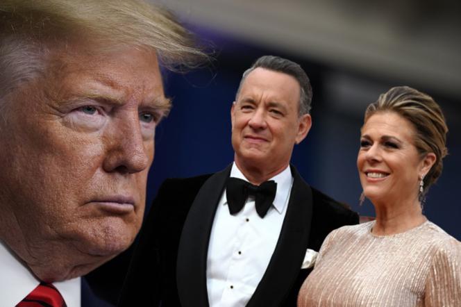Donald Trump, Tom Hanks i Rita Wilson