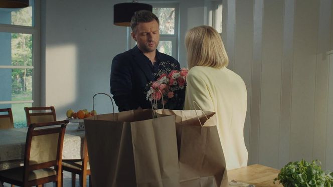 M jak miłość odc. 1876. Dorota (Iwona Rejzner), Bartek (Arkadiusz Smoleński)