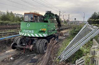 Remont wiaduktu w Katowicach nad ul. Graniczną. Droga jest zamknięta do odwołania
