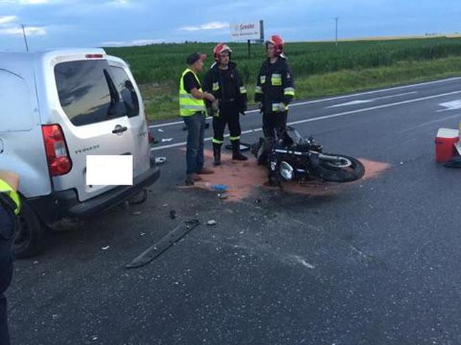 Śmiertelny wypadek w Sędziszowie Małopolskim: Nie żyje motocyklista