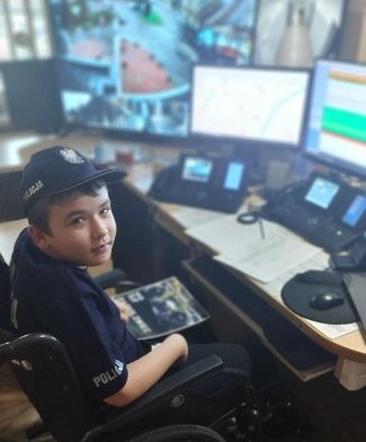 Przemyscy policjanci spełnili marzenie chłopca