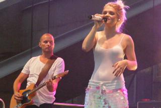 Koncert Margaret w parku koło Areny w Poznaniu