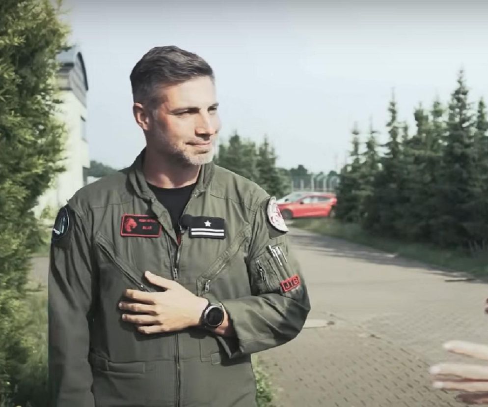 Tragiczna śmierć pilota F-16. Ostatni wywiad mjr. Macieja Slaba Krakowiana