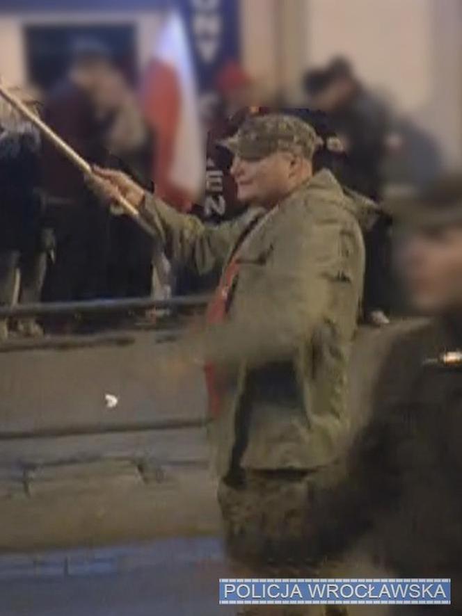 Osoby poszukiwane przez policję po wrocławskim Marszu Niepodległości