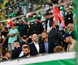 Karol Nawrocki na meczu Lechia Gdańsk - Motor Lublin. Prezydent poszedł do młyna! 