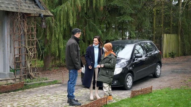 Barwy szczęścia odc. 3042. Kasia (Katarzyna Glinka), Mariusz (Rafał Cieszyński), Ksawery (Bartosz Gruchot)