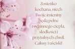 Kartka z życzeniami na imieniny Zosi