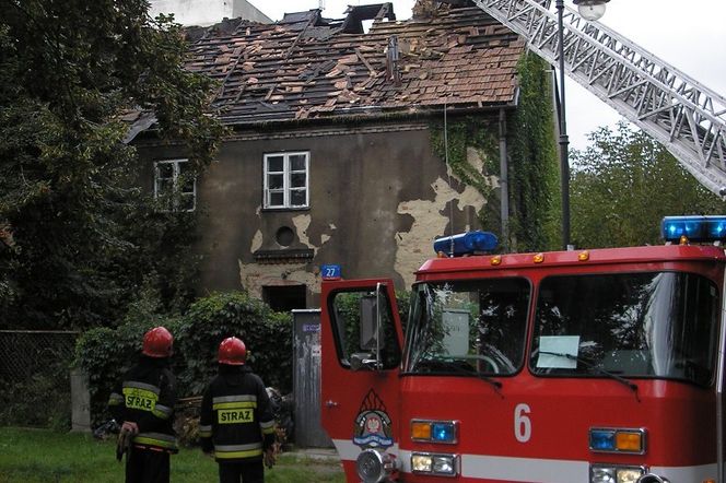 Pożar domu