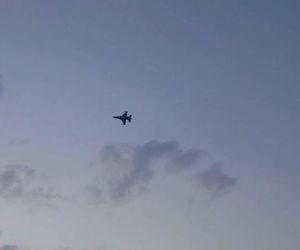 F-16 znów nisko nad Lesznem. To tylko ćwiczenia – uspokaja Lotnisko Leszno