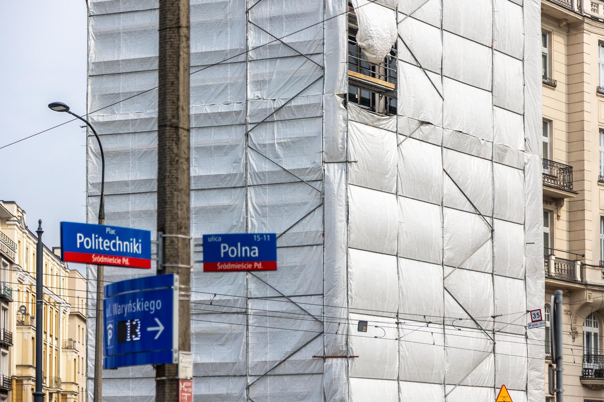 Szkieletor przy Placu Politechniki 4 w Warszawie