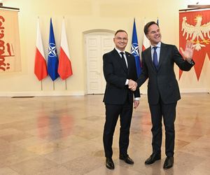 Prezydent Andrzej Duda spotkał się z nowym sekretarzem generalnym NATO Markiem Rutte