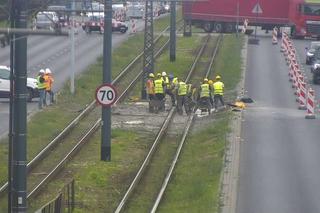 Budowa tunelu pod al. Włókniarzy w Łodzi