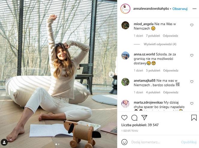 Anna Lewandowska i catering