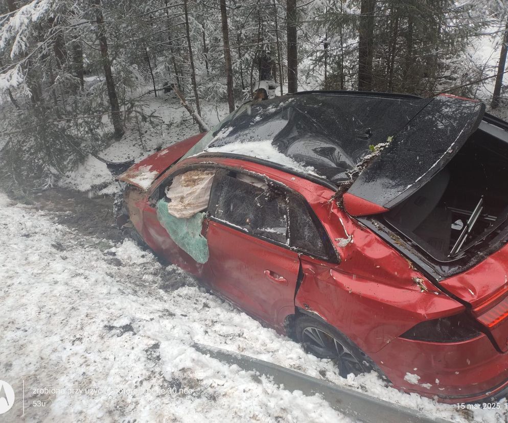 Pogodowy armagedon na Podhalu. Śmiertelny wypadek i trudne warunki na drogach!