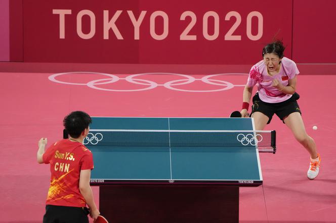 Pingpongistki Chin dały swojemu krajowi prowadzenie w klasyfikacji medalowej