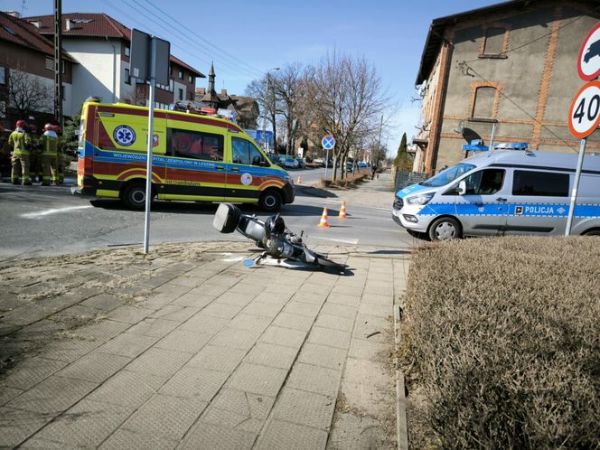 Wypadek na Święciechowskiej w Lesznie 