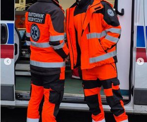 Na sygnale na planie. Kuba (Wojciech Zygmunt), Nowy (Kamil Wodka)