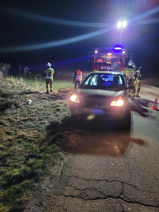 Iwanowice. Niepełnosprawny na wózku potrącony przez samochód. Ważny apel strażaków