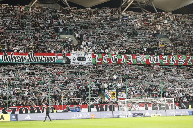 Legia Warszawa - Lech Poznań: Zdjęcia kibiców z klasyku i 13. kolejki PKO BP Ekstraklasy