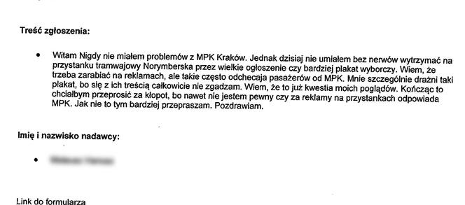 10 najciekawszych listów do MPK Kraków. Skargi, pochwały i... wierszyki!