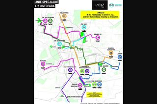 Wszystkich Świętych w Łodzi. Jak dojechać na cmentarze