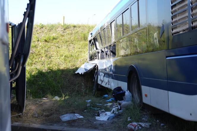 Kraksa autobusów w Nowej Hucie. Nie żyje 61-letni kierowca MPK